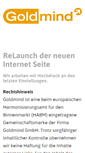 Mobile Screenshot of goldmind.de